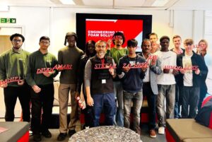 Surrey-College-students-with-foam-shape